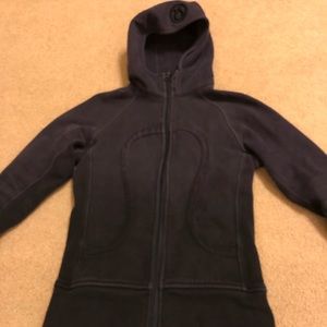 purple/black gradient Lululemon scuba sweatshirt